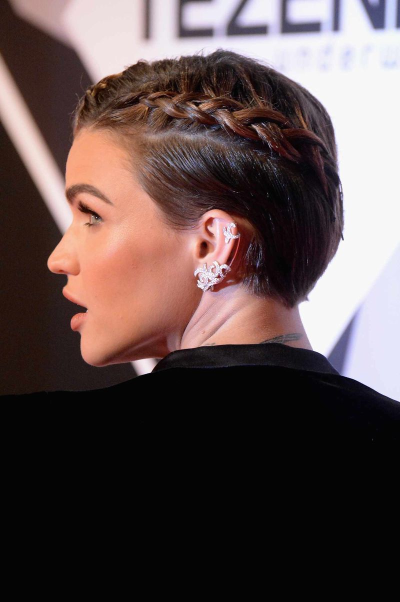 Braided Pixie Updo