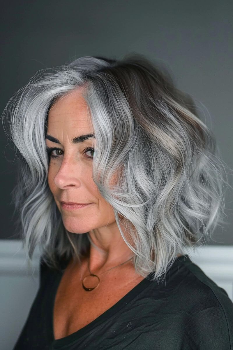 Tousled Bob With Balayage