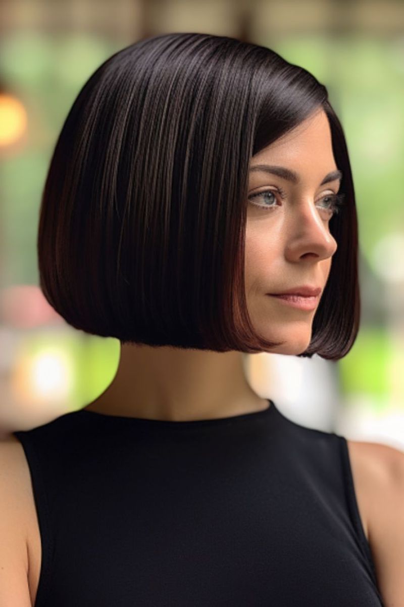 Chin-Length Box Bob