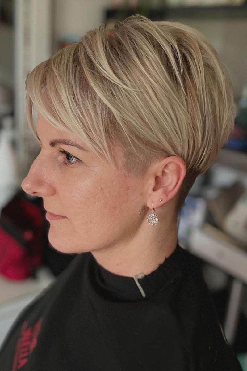 Undercut Pixie with Sweeping Wisps