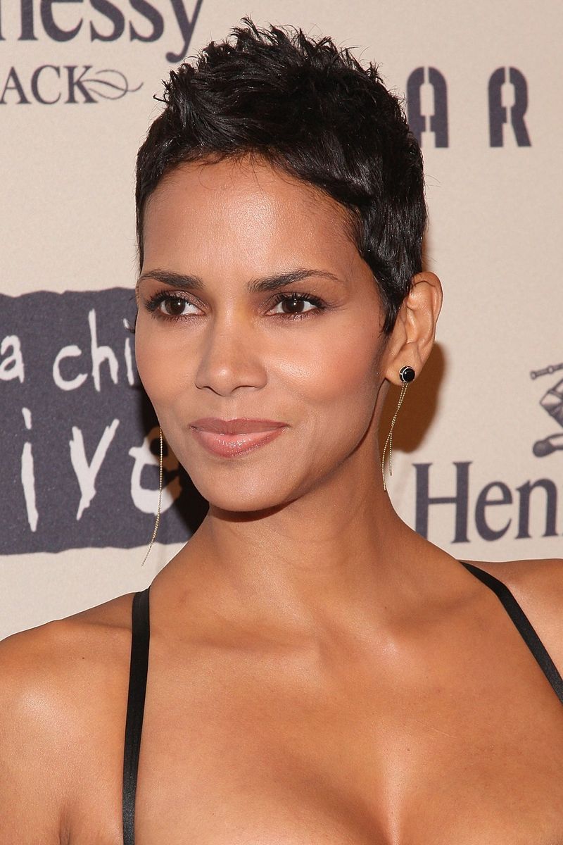 Halle Berry's Textured Pixie