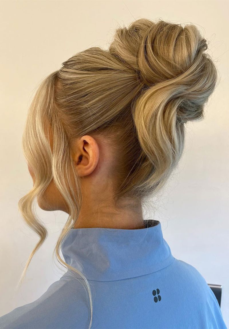 Loose Twisted Updo