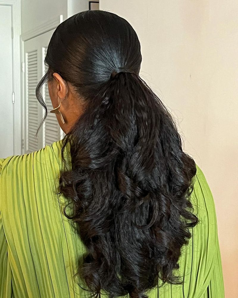 Low Textured Ponytail