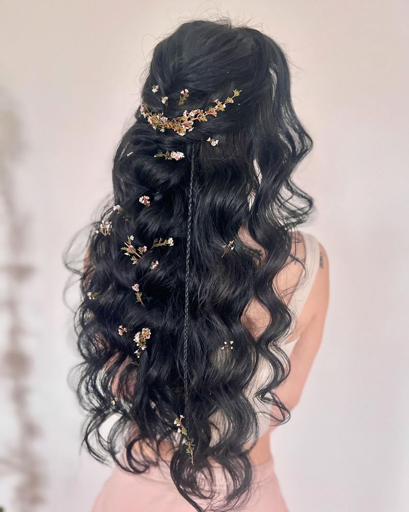 Boho Braided Half-Up
