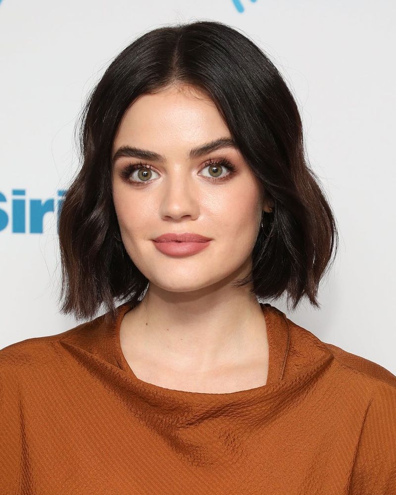Lucy Hale's Sleek Angled Bob