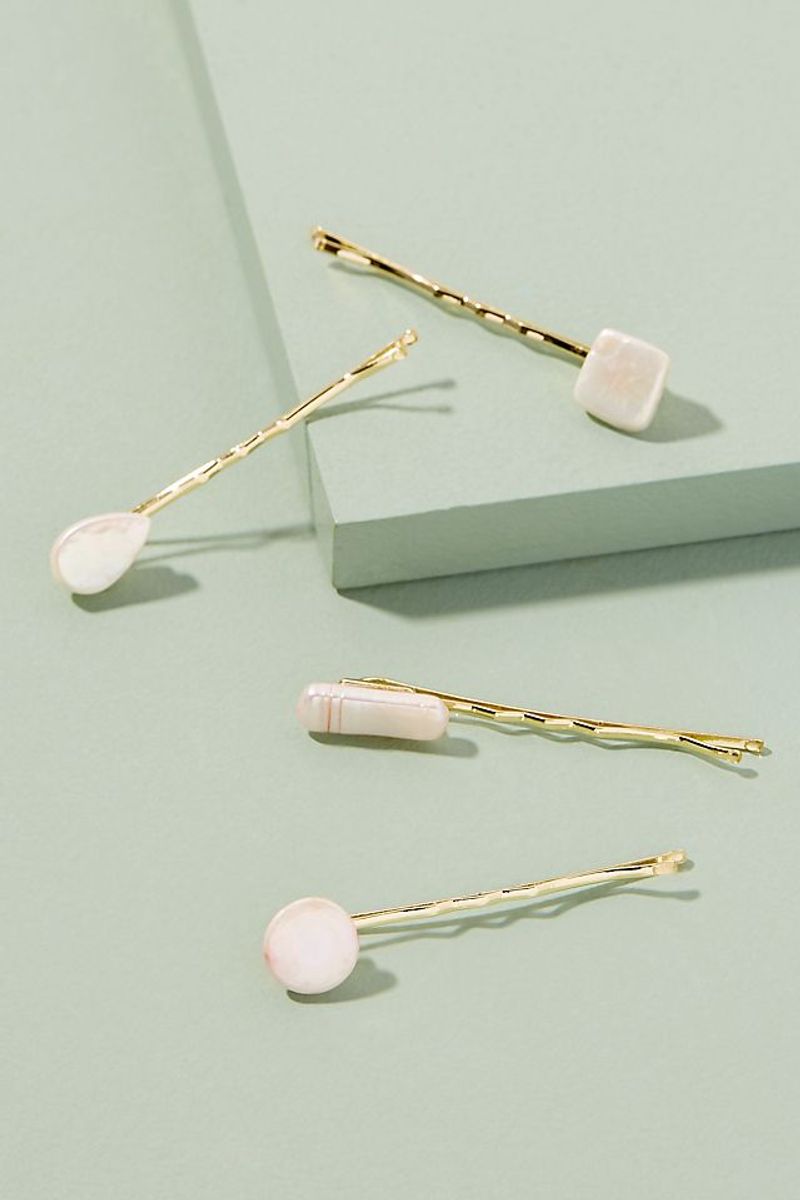 Anthropologie Pearl-Embellished Bobby Pins