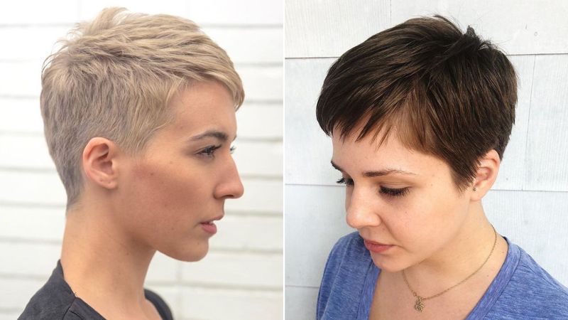 Too-Short Pixie Without Texture