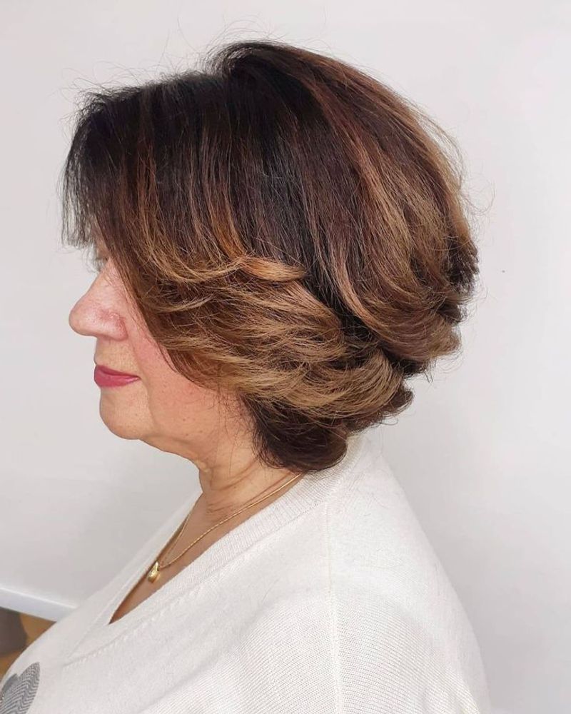 Graduated Bob with Stacked Layers