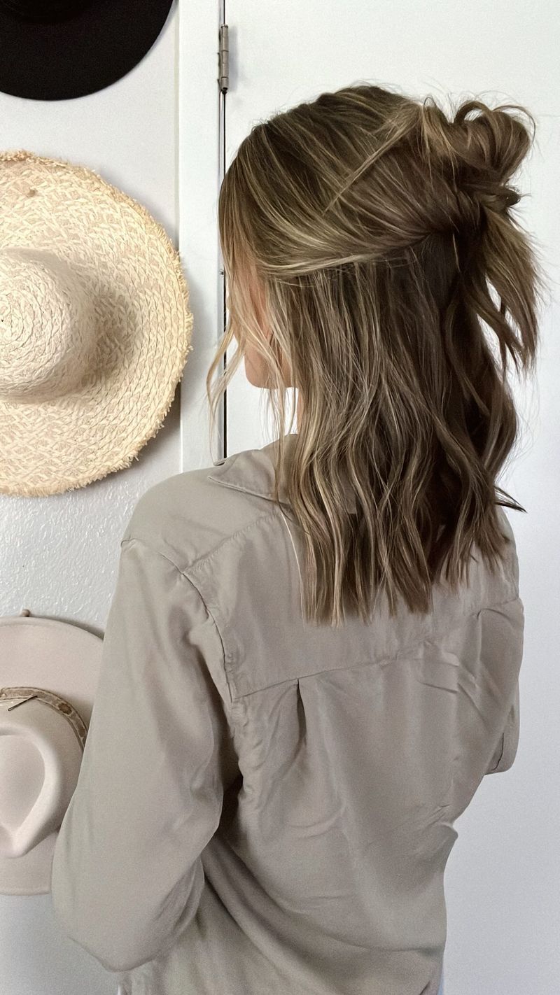 Half-Up Top Knots
