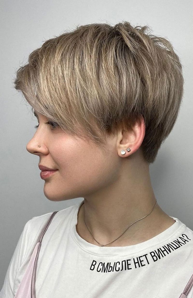 Tapered Crop with Side Fringe