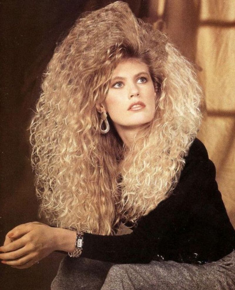 Teased-Up Hair