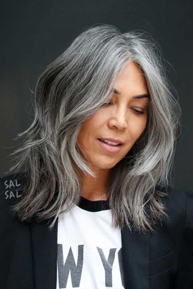 Medium-Length Cut With Face-Framing Layers