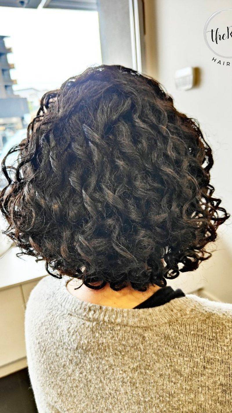 Soft Curly Bob with Layers