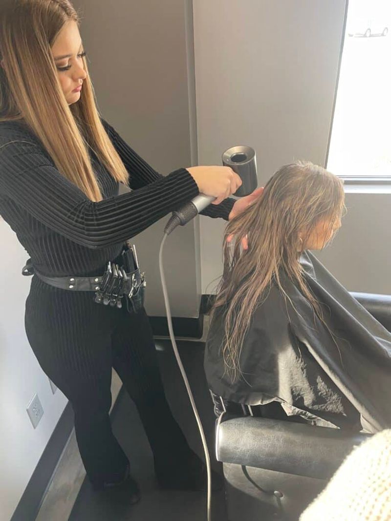 How do I dry extensions without damage?