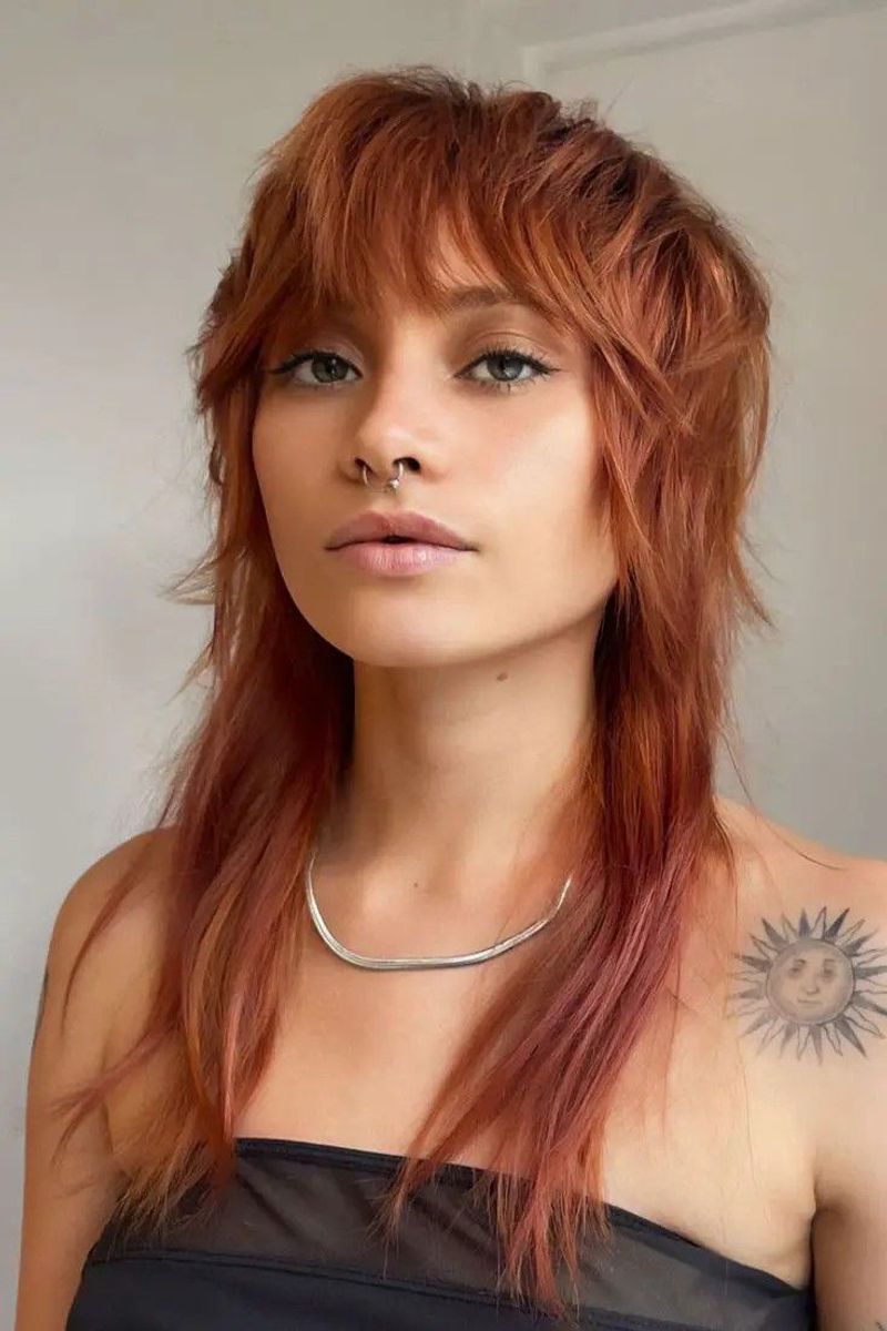Modern Mullet with Soft Edges
