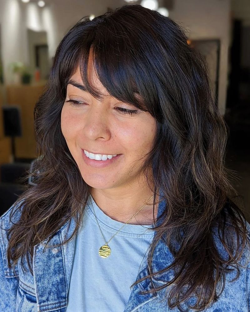 Side-Swept Bangs: Flattering Frame