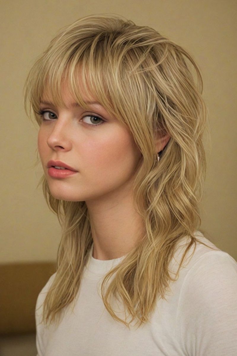 Shaggy Mid-Length Cut
