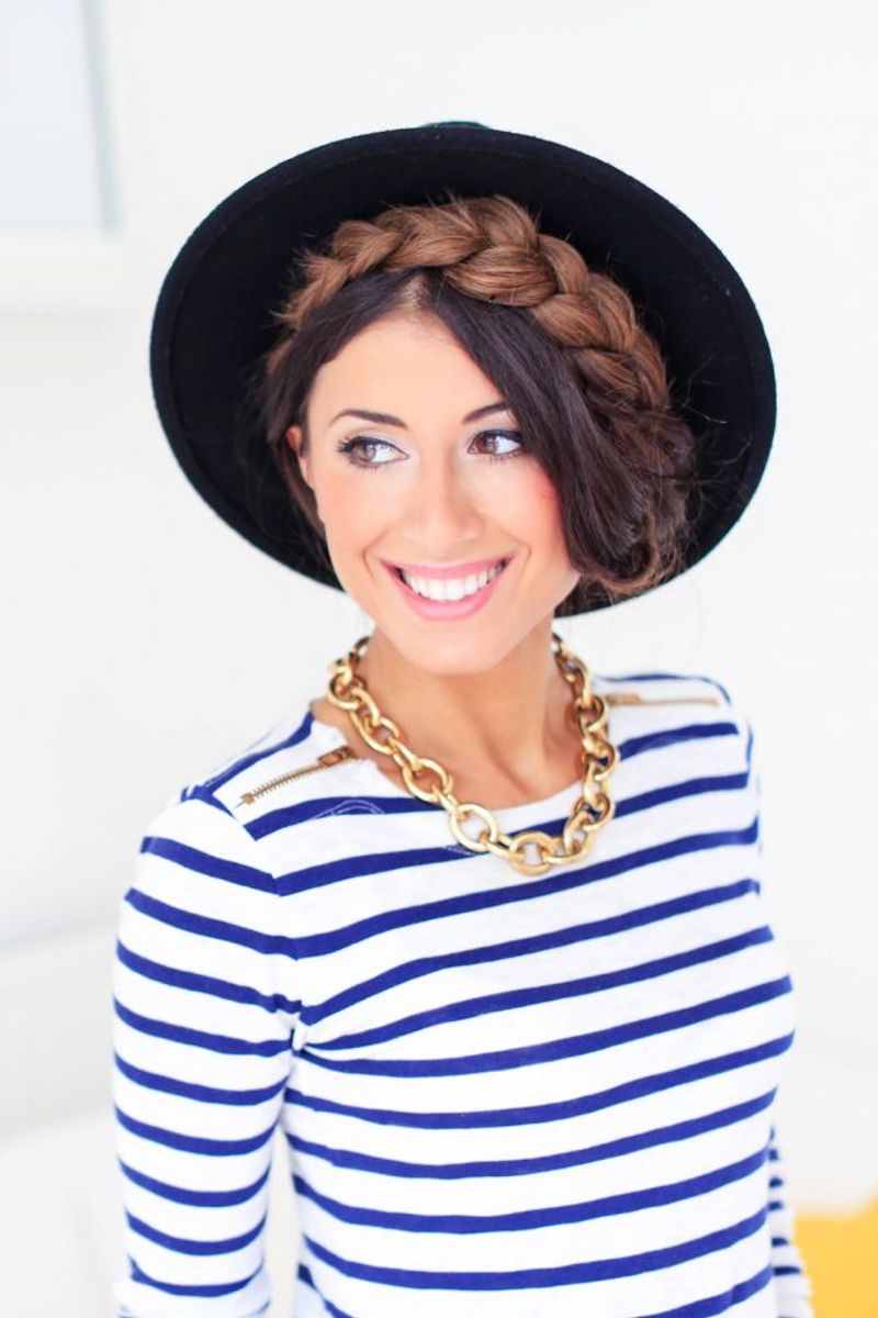 Twisted Crown Updo