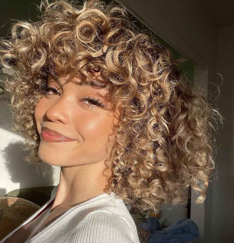 Curl-Friendly Bangs