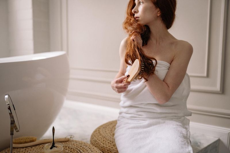 Brushing Distributes Natural Oils