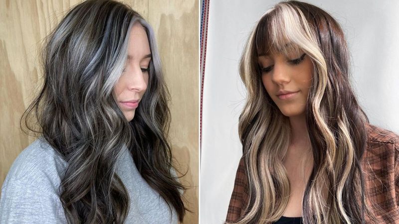 Chunky Gray Streaks