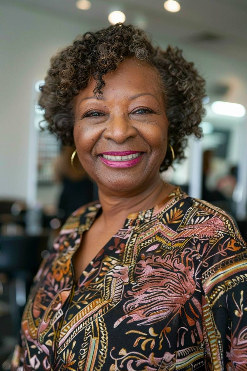 Natuurlijk afro