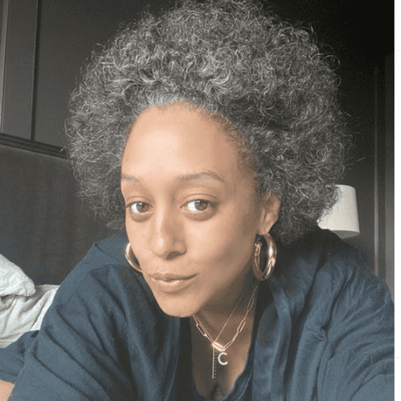 Natural Gray Afro