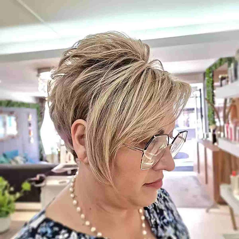 Pixie with Long Crown Layers