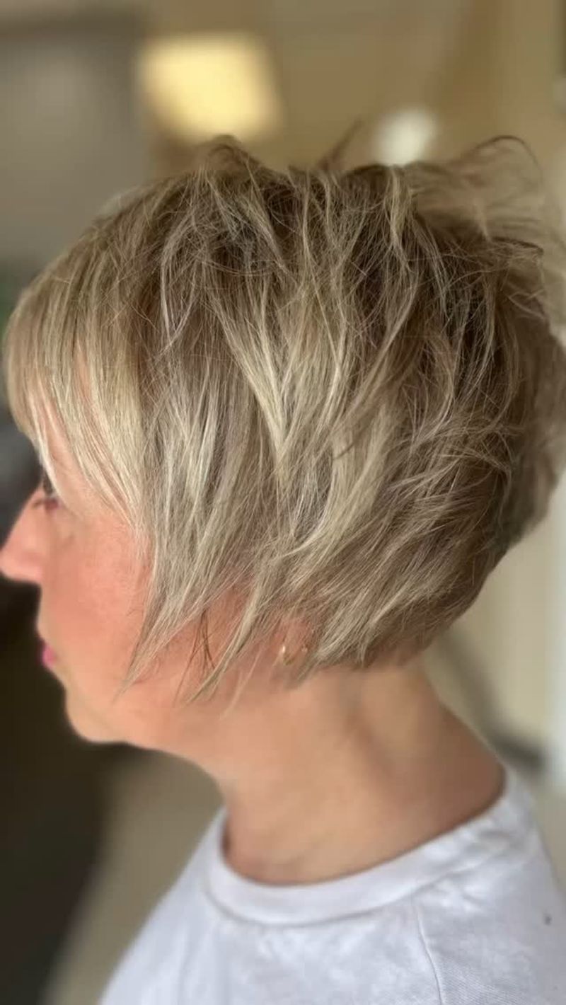 Tousled Pixie Bob with Soft Layers