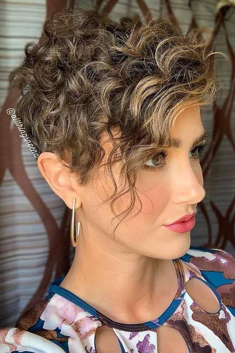 Curly Crop with Undercut