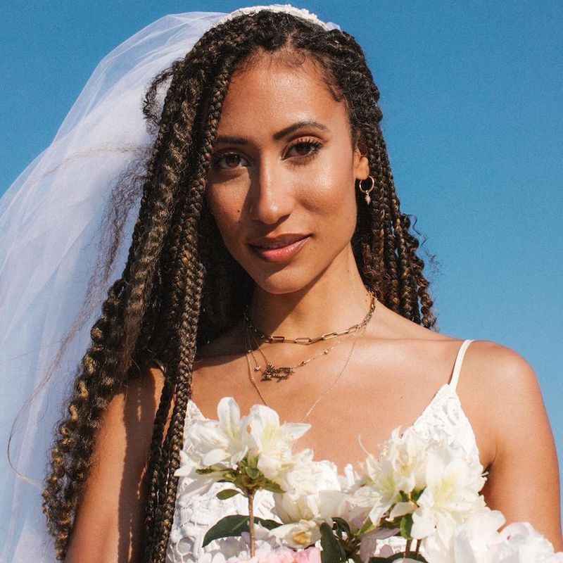 Goddess Braids with Veil