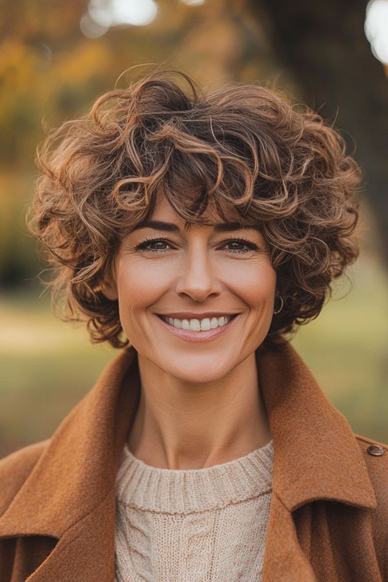 Krullende Bob