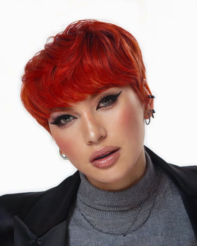 Pixie with Soft Curved Fringe