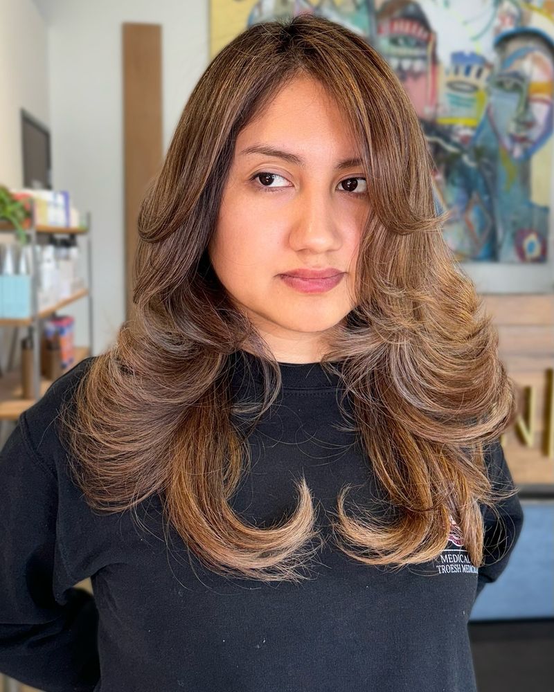 Voluminous Side-Swept Layers