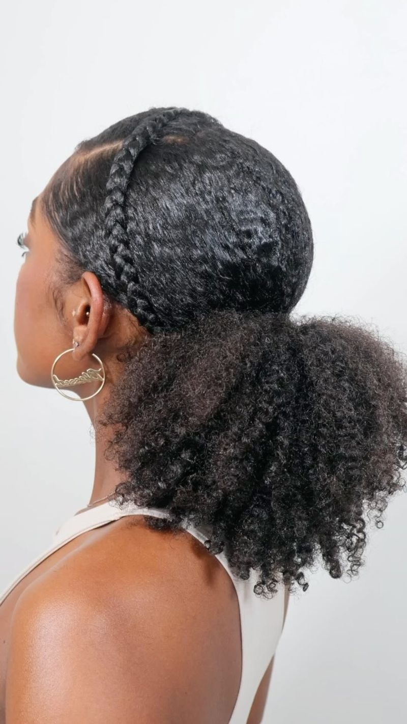 Braided Headband Updo