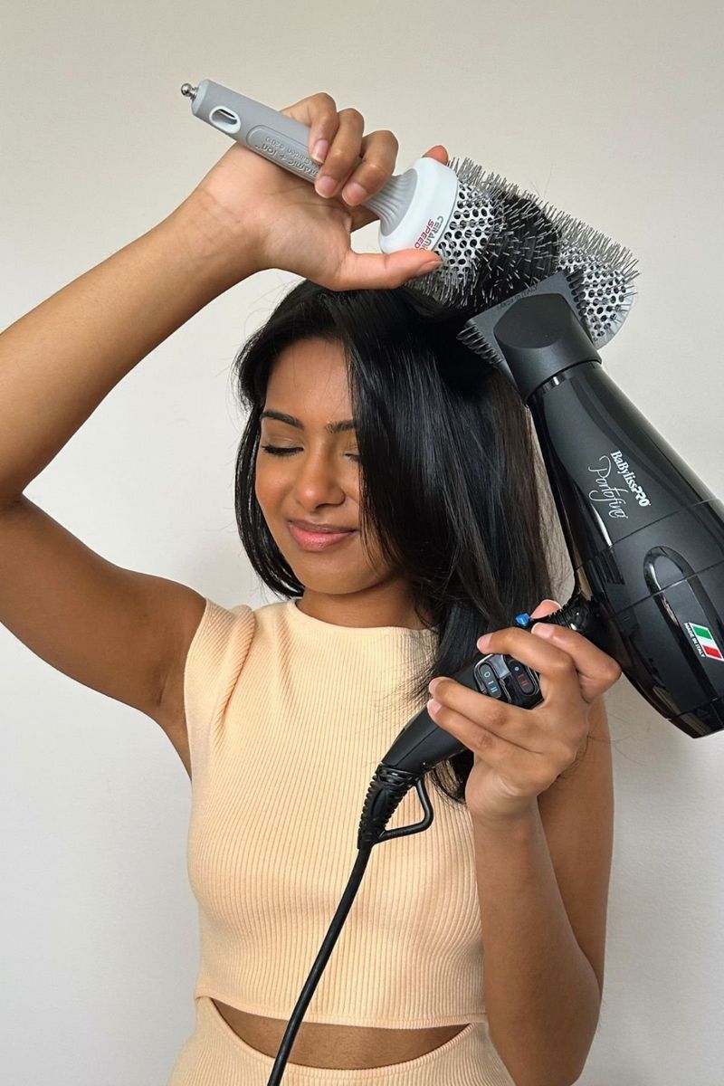 Master The Five-Minute Round Brush Technique