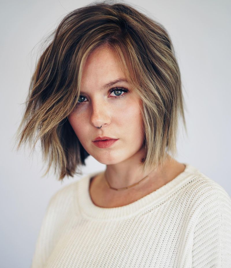 Graduated Choppy Bob