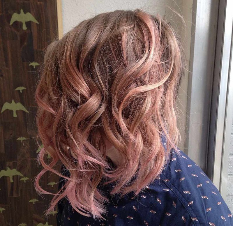 Rose Gold Lowlights