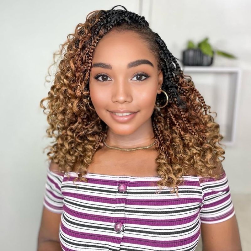 Colorful Crochet Curl Accents
