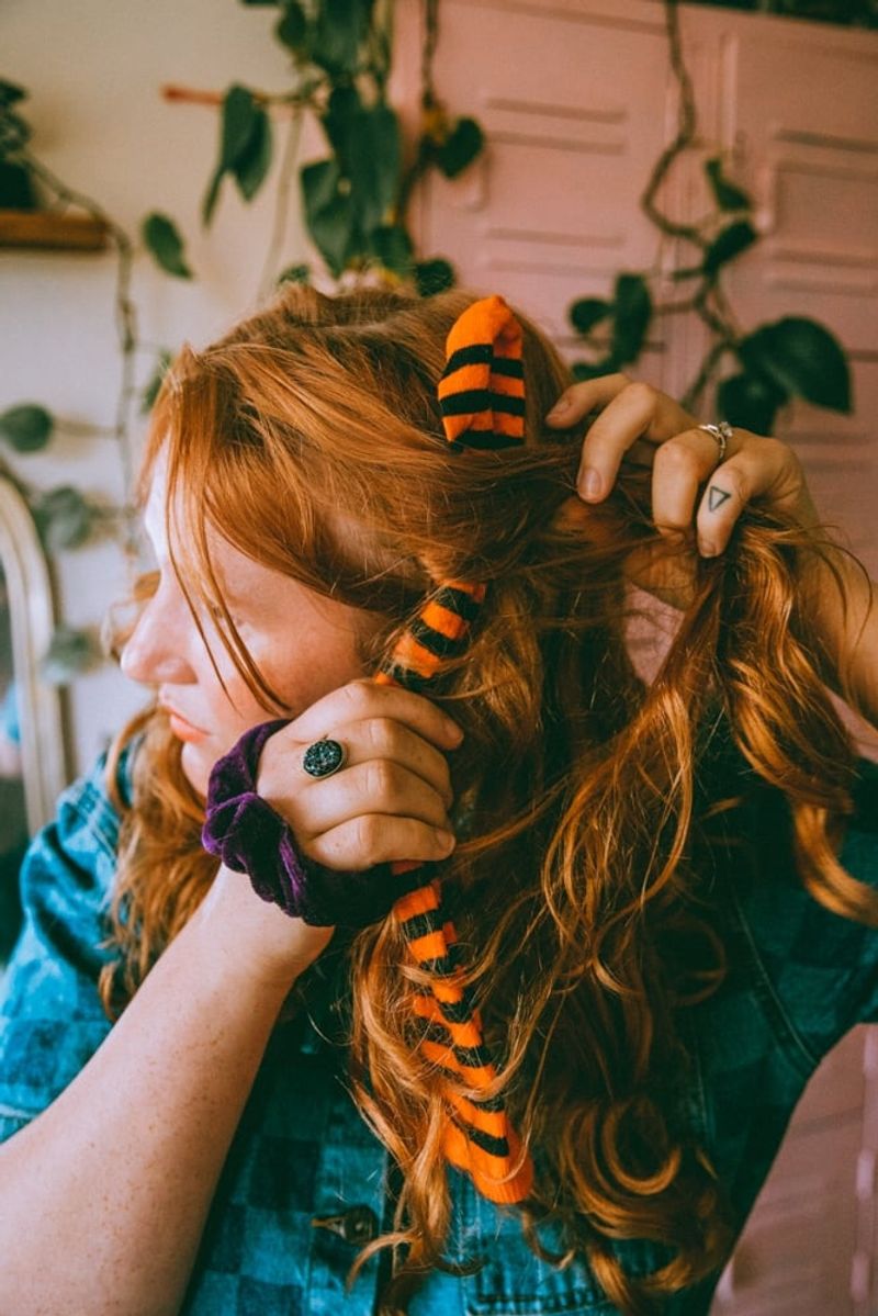 Sock Pin Curls