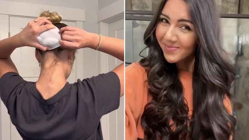Sock Knot Curls