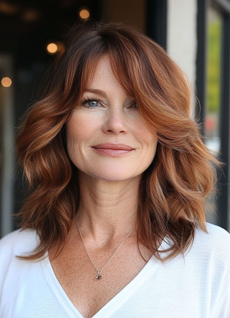Collarbone Waves with Side Part