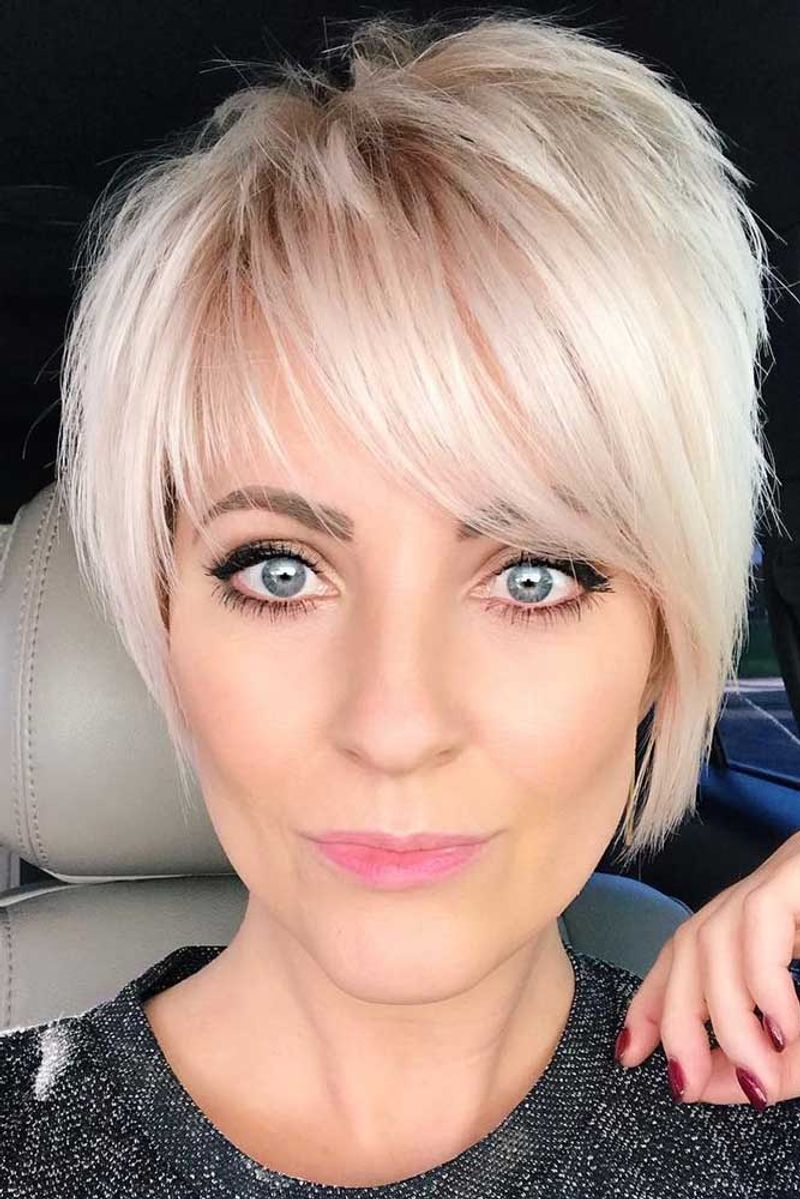 Asymmetrical Cut With Side Volume