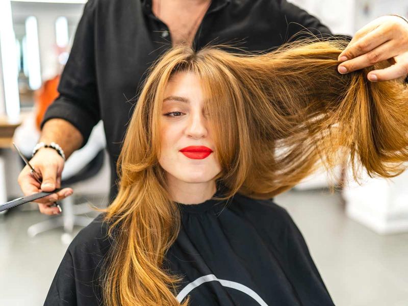 Long Layered Cut with Face-Framing