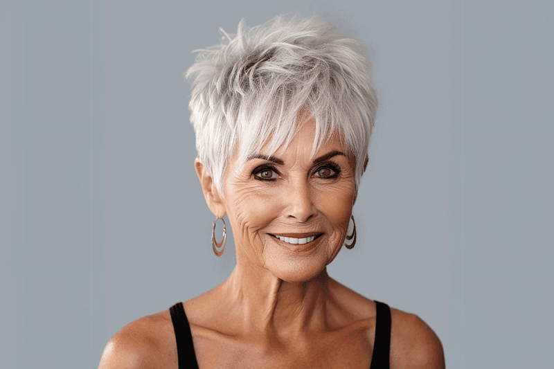 Textured Pixie With Feathered Layers