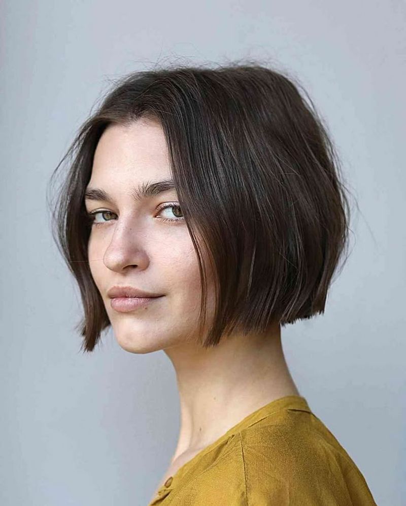 Chin-Length Blunt Cut with Texture