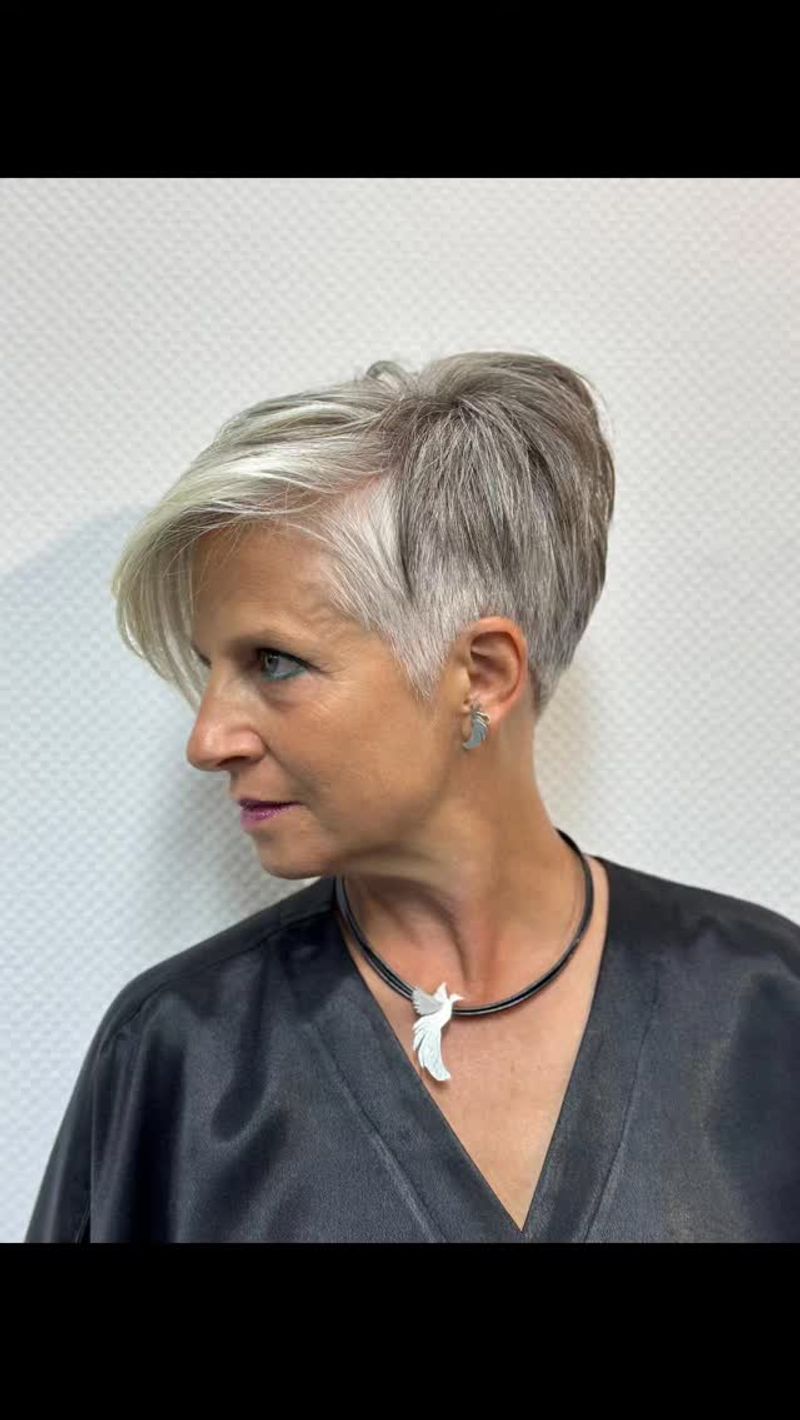 Asymmetrical Textured Crop