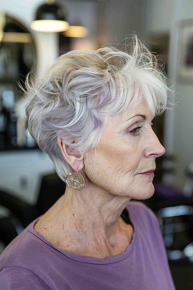 Choppy Pixie with Textured Crown