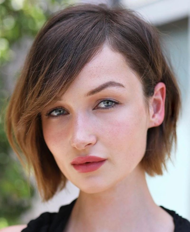 Blunt Bob with Side Bang