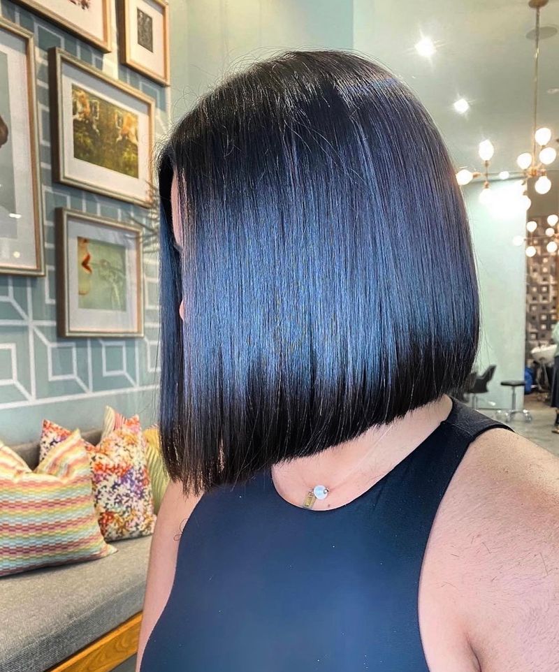 Blunt Lob (Long Bob)